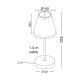 PHASING OUT KIDS TABLE LIGHT 1XE14 MULTICOLOR SHADE Φ14ΧΗ29CM RAINBOW MT130941 PHASING OUT KIDS TABLE LIGHT 1XE14 MULTICOLOR SHADE Φ14ΧΗ29CM RAINBOW MT130941