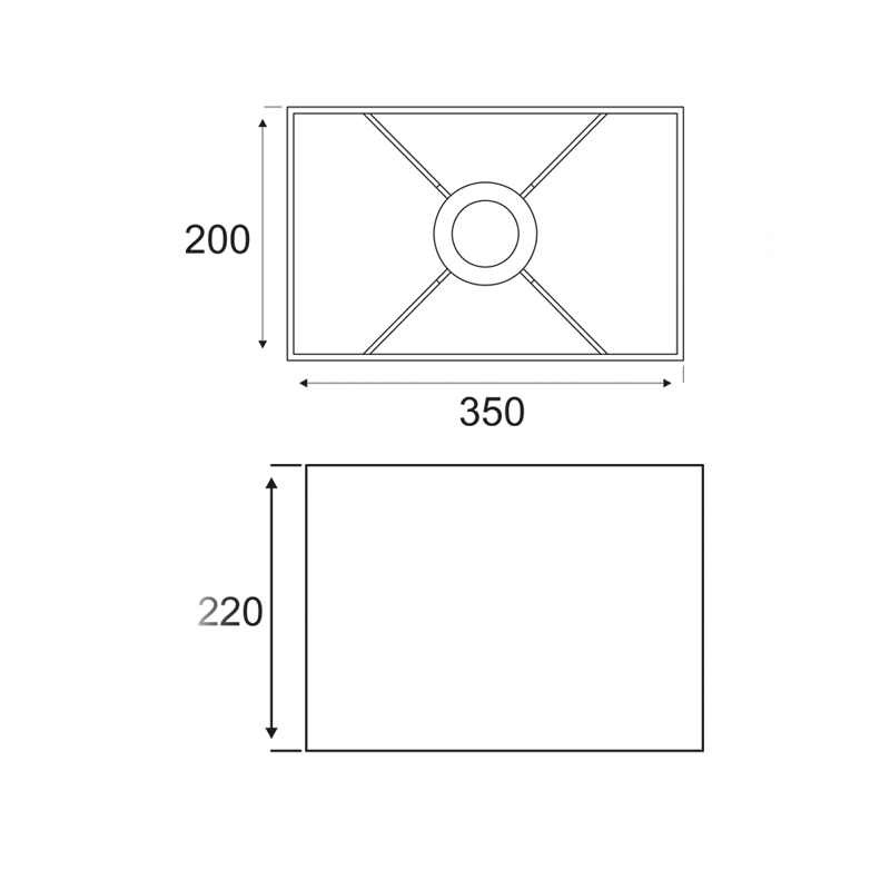 PHASING OUT PENDANT 70X8cm 4X40W G9 ADJUSTABLE MIX MATCH RECT35B