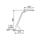 PHASING OUT DESK LAMP 2X9W G23 GREY DOVE SF069AG PHASING OUT DESK LAMP 2X9W G23 GREY DOVE SF069AG