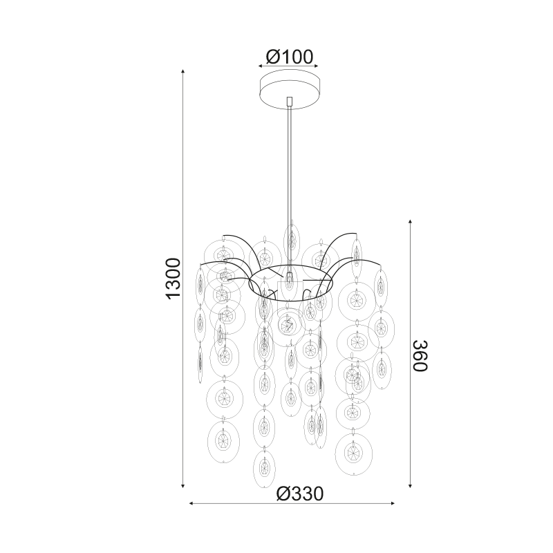PHASING OUT PENDANT 1XE27 ACRYLIC+ CHROME METAL Φ30ΧΗ130CM FAIDRA SF171411P PHASING OUT PENDANT 1XE27 ACRYLIC+ CHROME METAL Φ30ΧΗ130CM FAIDRA SF171411P