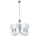 PHASING OUT PENDANT 5ΧE14 CHROME WHITE SHADE BASILICO TNK81490CR5P PHASING OUT PENDANT 5ΧE14 CHROME WHITE SHADE BASILICO TNK81490CR5P