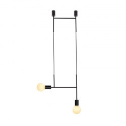 PHASING OUT PENDANT LUMINAIRE 2ΧE27 BLACK METAL 38X4X110CM KYOTO TNK852P38BK PHASING OUT PENDANT LUMINAIRE 2ΧE27 BLACK METAL 38X4X110CM KYOTO TNK852P38BK