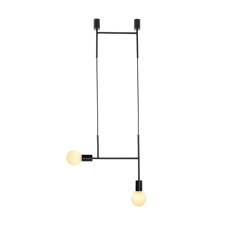 PHASING OUT PENDANT LUMINAIRE 2ΧE27 BLACK METAL 38X4X110CM KYOTO TNK852P38BK PHASING OUT PENDANT LUMINAIRE 2ΧE27 BLACK METAL 38X4X110CM KYOTO TNK852P38BK