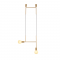 PHASING OUT PENDANT LUMINAIRE 2ΧE27 GOLD METAL 38X4X110CM KYOTO TNK852P38GD