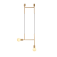 PHASING OUT PENDANT LUMINAIRE 2ΧE27 GOLD METAL 38X4X110CM KYOTO TNK852P38GD PHASING OUT PENDANT LUMINAIRE 2ΧE27 GOLD METAL 38X4X110CM KYOTO TNK852P38GD