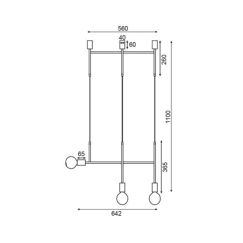 PHASING OUT PENDANT LUMINAIRE 3ΧE27 BLACK METAL 64X4X110CM KYOTO TNK853P64BK PHASING OUT PENDANT LUMINAIRE 3ΧE27 BLACK METAL 64X4X110CM KYOTO TNK853P64BK