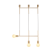 PHASING OUT PENDANT LUMINAIRE 3ΧE27 GOLD METAL 64X4X110CM KYOTO TNK853P64GD PHASING OUT PENDANT LUMINAIRE 3ΧE27 GOLD METAL 64X4X110CM KYOTO TNK853P64GD