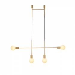 PHASING OUT PENDANT LUMINAIRE 4ΧE27 GOLD METAL 90X4X110CM KYOTO TNK854P90GD PHASING OUT PENDANT LUMINAIRE 4ΧE27 GOLD METAL 90X4X110CM KYOTO TNK854P90GD
