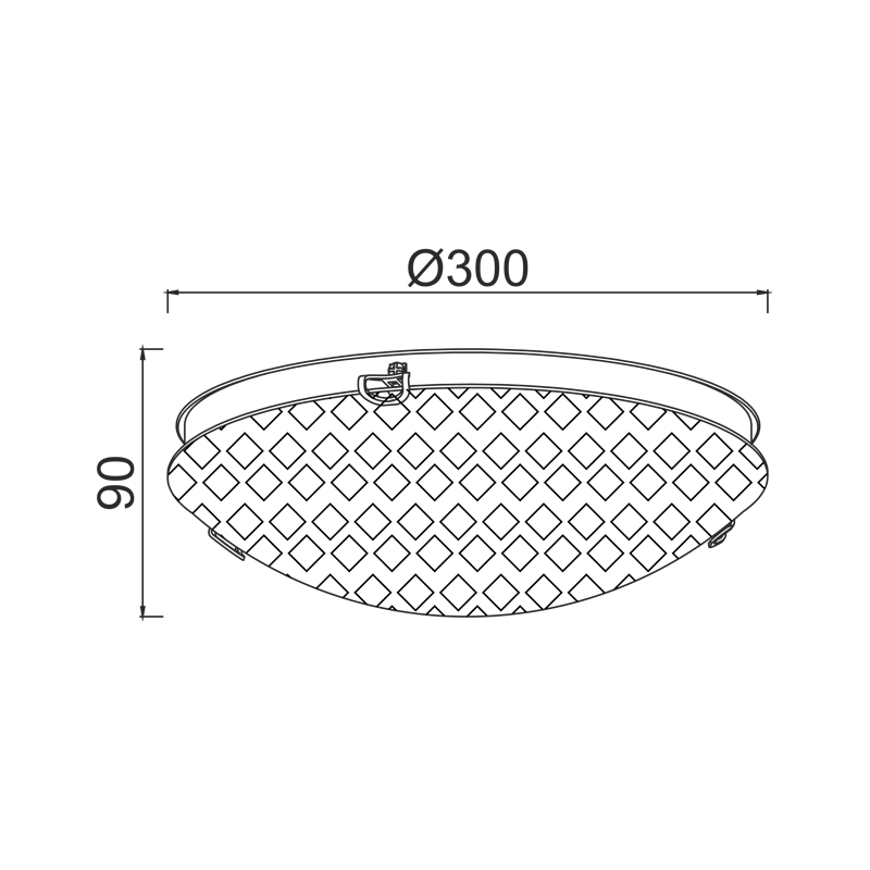 PHASING OUT CEILING GLASS D30CM 2ΧE27 ROUA TNK95360CR30 PHASING OUT CEILING GLASS D30CM 2ΧE27 ROUA TNK95360CR30