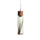 PHASING OUT PENDANT 1ΧGU10 METAL OPALGLASS+WOOD Φ10ΧΗ120CM POTHOS V110TR