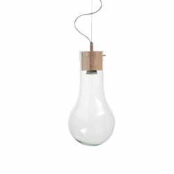 PHASING OUT PENDANT 1ΧGU10 METAL COLOR WOOD + GLASS Φ20ΧΗ120CM POTHOS V120BU PHASING OUT PENDANT 1ΧGU10 METAL COLOR WOOD + GLASS Φ20ΧΗ120CM POTHOS V120BU