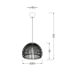 PHASING OUT PENDANT ACRYLIC D28 BLUE ELLITE V286531P28BL PHASING OUT PENDANT ACRYLIC D28 BLUE ELLITE V286531P28BL