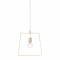 PHASING OUT PENDANT 1XE27 METAL BRASS QUADRILATERAL 35ΧΗ120CM TWIGGY V35183BS