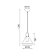 PHASING OUT PENDANT 1XE27 GLASS + METAL MARBLE PAINTING Φ24ΧΗ120CM CIELOS V36035MR PHASING OUT PENDANT 1XE27 GLASS + METAL MARBLE PAINTING Φ24ΧΗ120CM CIELOS V36035MR