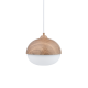 PHASING OUT PENDANT 1XE27 METAL COLOR WOOD+ OPAL GLASS Φ25ΧΗ120CM BELLOTA V36121 PHASING OUT PENDANT 1XE27 METAL COLOR WOOD+ OPAL GLASS Φ25ΧΗ120CM BELLOTA V36121