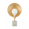 PHASING OUT TABLE LIGHT 1XE27 METALLIC ANTIQUE BRASS 18X10XH35CM GEMINI V362981ST