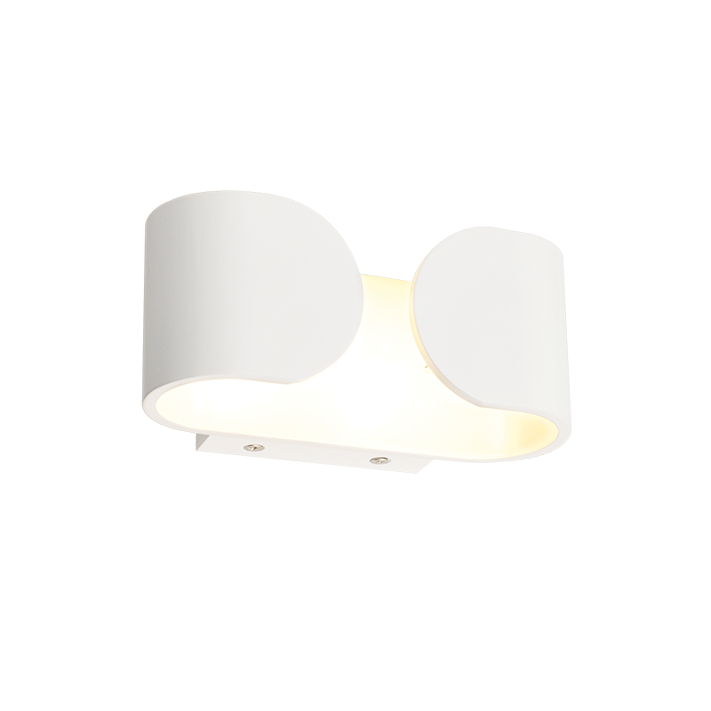 WHITE WALL MOUNTED LED INDIRECT 2X3W 230V 3000K 25000HRS NEPHELE L35049