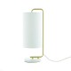 TABLE LUMINAIRE 1XE27 OSAKA GOLD METAL+WHITE SHADE-MARBLE IP20 20,4X18XH51CM ML121811T TABLE LUMINAIRE 1XE27 OSAKA GOLD METAL+WHITE SHADE-MARBLE IP20 20,4X18XH51CM ML121811T