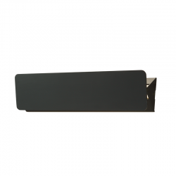 WALL MOUNTED LED 10W 3000K ALUMINUM BLACK 31X8X5,5CM PYRAMID ZD806410LEDBK WALL MOUNTED LED 10W 3000K ALUMINUM BLACK 31X8X5,5CM PYRAMID ZD806410LEDBK