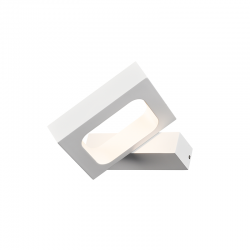 WALL MOUNTED LED 6W 3000K ALUMINUM WHITE 14,5X13X3CM CYCLOP ZD80856LEDWH WALL MOUNTED LED 6W 3000K ALUMINUM WHITE 14,5X13X3CM CYCLOP ZD80856LEDWH