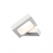 WALL MOUNTED LED 6W 3000K ALUMINUM WHITE 14,5X13X3CM CYCLOP ZD80856LEDWH