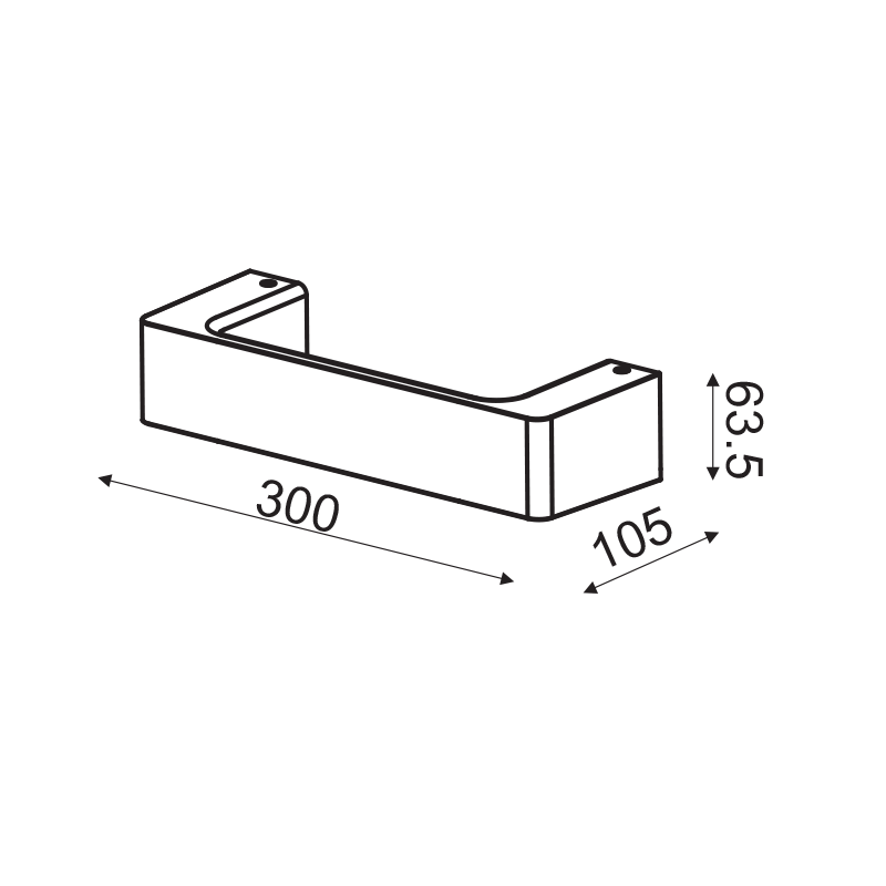 WALL MOUNTED LED 6W 3000K ALUMINUM GREY 30Χ6,4Χ10,5CM FOGA ZD81046LEDGY WALL MOUNTED LED 6W 3000K ALUMINUM GREY 30Χ6,4Χ10,5CM FOGA ZD81046LEDGY