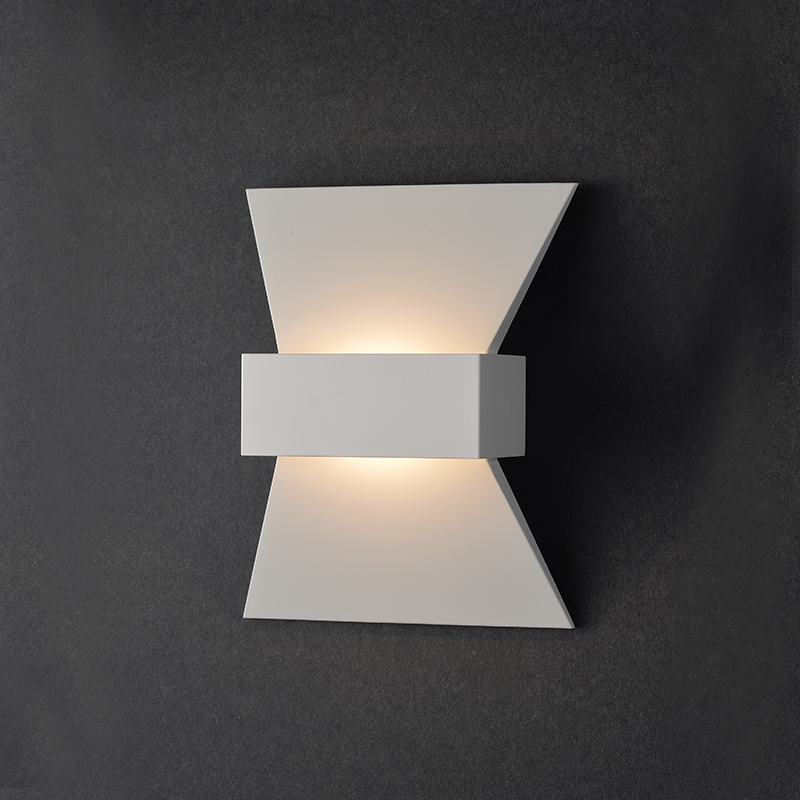 WALL MOUNTED LED 6W 3000K ALUMINUM WHITE 20Χ16Χ7CM ELEGANT ZD81166LEDWH
