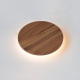 WALL LUMINAIRE LED 5W 3000K DARK WOOD SHADE MDF CIRCLE Φ14XH3,6CM ECLIPSE ZM1705LEDWDW WALL LUMINAIRE LED 5W 3000K DARK WOOD SHADE MDF CIRCLE Φ14XH3,6CM ECLIPSE ZM1705LEDWDW