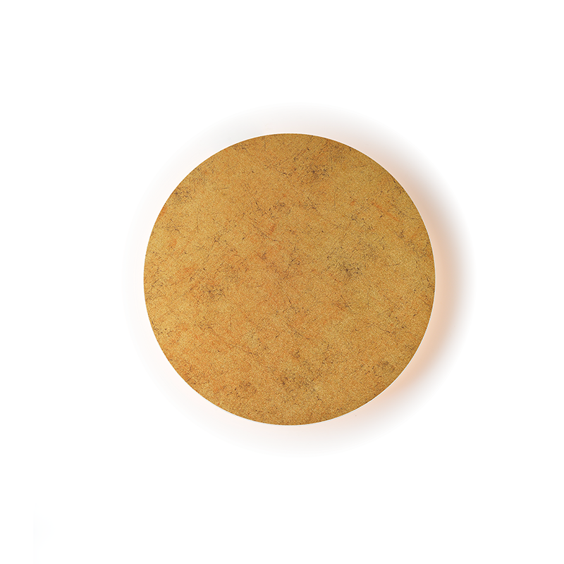 WALL LUMINAIRE LED 5W 3000K ANTIQUE BRASS MDF CIRCLE Φ14ΧΗ3,6CM ECLIPSE ZM1705LEDWG WALL LUMINAIRE LED 5W 3000K ANTIQUE BRASS MDF CIRCLE Φ14ΧΗ3,6CM ECLIPSE ZM1705LEDWG
