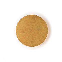 WALL LUMINAIRE LED 10W 3000K ANTIQUE BRASS MDF CIRCLE Φ22ΧΗ3,6CM ECLIPSE ZM1710LEDWG WALL LUMINAIRE LED 10W 3000K ANTIQUE BRASS MDF CIRCLE Φ22ΧΗ3,6CM ECLIPSE ZM1710LEDWG