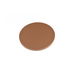 WALL MOUNTED LUMINAIRE LED 10W 3000Κ 800LM LIGHT BROWN LEATHER MDF CIRCLE Φ22ΧΗ3,6CM ECLIPSE ZM1710LEDWLL WALL MOUNTED LUMINAIRE LED 10W 3000Κ 800LM LIGHT BROWN LEATHER MDF CIRCLE Φ22ΧΗ3,6CM ECLIPSE ZM1710LEDWLL