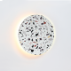 WALL MOUNTED LUMINAIRE LED 10W 3000Κ 800LM TERRAZZO MDF CIRCLE Φ22ΧΗ3,6CM ECLIPSE ZM1710LEDWT WALL MOUNTED LUMINAIRE LED 10W 3000Κ 800LM TERRAZZO MDF CIRCLE Φ22ΧΗ3,6CM ECLIPSE ZM1710LEDWT