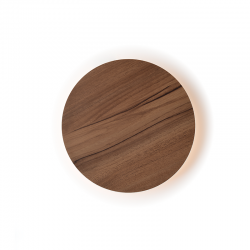 WALL LUMINAIRE LED 15W 3000K DARK WOOD SHADE MDF CIRCLE Φ30XH3,6CM ECLIPSE ZM1715LEDWDW WALL LUMINAIRE LED 15W 3000K DARK WOOD SHADE MDF CIRCLE Φ30XH3,6CM ECLIPSE ZM1715LEDWDW