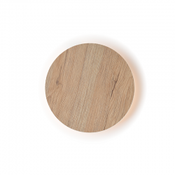 WALL LUMINAIRE LED 15W 3000K LIGHT WOOD SHADE MDF CIRCLE Φ30XH3,6CM ECLIPSE ZM1715LEDWLW WALL LUMINAIRE LED 15W 3000K LIGHT WOOD SHADE MDF CIRCLE Φ30XH3,6CM ECLIPSE ZM1715LEDWLW