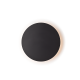 WALL LUMINAIRE LED 24W 3000K BLACK MDF CIRCLE Φ40ΧΗ3,6CM ECLIPSE ZM1724LEDWB WALL LUMINAIRE LED 24W 3000K BLACK MDF CIRCLE Φ40ΧΗ3,6CM ECLIPSE ZM1724LEDWB