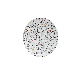WALL MOUNTED LUMINAIRE LED 24W 3000Κ 1920LM TERRAZZO MDF CIRCLE Φ40ΧΗ3,6CM ECLIPSE ZM1724LEDWT WALL MOUNTED LUMINAIRE LED 24W 3000Κ 1920LM TERRAZZO MDF CIRCLE Φ40ΧΗ3,6CM ECLIPSE ZM1724LEDWT