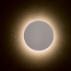 WALL LUMINAIRE LED 24W 3000K WHITE MDF CIRCLE Φ40ΧΗ3,6CM ECLIPSE ZM1724LEDWW