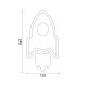 WALL MOUNTED LUMINAIRE LED 5.5W 3000K 385LM NASA BLACK MDF 24X13X3.8CM ZM21005WBK WALL MOUNTED LUMINAIRE LED 5.5W 3000K 385LM NASA BLACK MDF 24X13X3.8CM ZM21005WBK