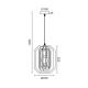 PENDANT LUMINAIRE 1ΧΕ27 DARK BROWN LEATHER MDF D24XH100CM TRITON ZM391P24WDL PENDANT LUMINAIRE 1ΧΕ27 DARK BROWN LEATHER MDF D24XH100CM TRITON ZM391P24WDL