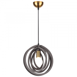 PENDANT LUMINAIRE 1ΧΕ27 DARK BROWN LEATHER MDF D29XH100CM TRITON ZM391P29WDL PENDANT LUMINAIRE 1ΧΕ27 DARK BROWN LEATHER MDF D29XH100CM TRITON ZM391P29WDL