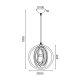 PENDANT LUMINAIRE 1ΧΕ27 DARK BROWN LEATHER MDF D29XH100CM TRITON ZM391P29WDL PENDANT LUMINAIRE 1ΧΕ27 DARK BROWN LEATHER MDF D29XH100CM TRITON ZM391P29WDL