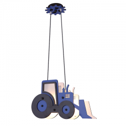 PENDANT LUMINAIRE 2ΧΕ14 BLUE MDF 42X12XH100CM VROOM ZM522P42B PENDANT LUMINAIRE 2ΧΕ14 BLUE MDF 42X12XH100CM VROOM ZM522P42B
