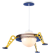 PENDANT LUMINAIRE 1ΧΕ27 SPACESHIP MDF D61XH100CM NASA ZM681P61