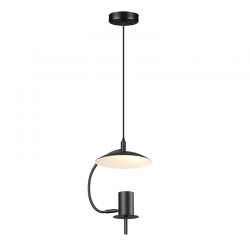 PENDANT LUMINAIRE 1ΧGU10 BLACK METAL D25X20XH100CM PARACHUTE ZM931P25B PENDANT LUMINAIRE 1ΧGU10 BLACK METAL D25X20XH100CM PARACHUTE ZM931P25B