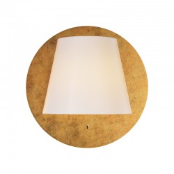 NETTO WALL LUMINAIRE LED 5W 3000K ANTIQUE BRASS MDF + WHITE PLASTIC Φ25Χ12,5CM ZM165LEDWG NETTO WALL LUMINAIRE LED 5W 3000K ANTIQUE BRASS MDF + WHITE PLASTIC Φ25Χ12,5CM ZM165LEDWG