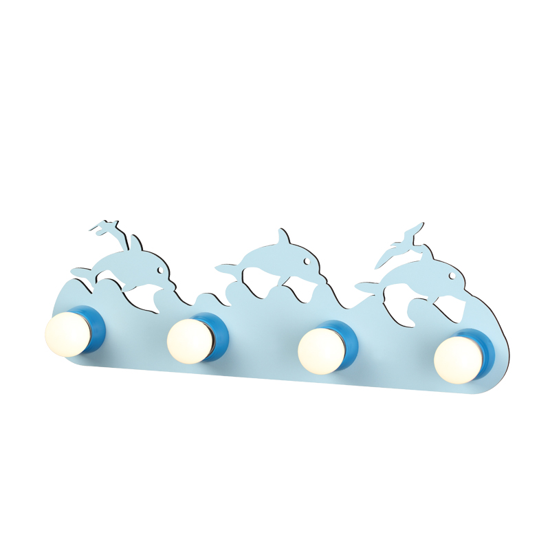 NETTO WALL LUMINAIRE 4XE27 BLUE METALLIC+MDF FOREST 51Χ17Χ13,5CM ZN170114WB NETTO WALL LUMINAIRE 4XE27 BLUE METALLIC+MDF FOREST 51Χ17Χ13,5CM ZN170114WB
