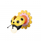 PHASING OUT WALL LUMINAIRE 1XE27 YELLOW METAL+PLASTIC+MDF BEE 15Χ20X15CM BEES ZN170161WY