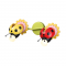 PHASING OUT WALL LUMINAIRE 1XE27 MULTICOLOR METAL+PLASTIC+MDF BEE 15Χ20X15CM BEES ZN170162WRY