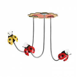 PHASING OUT PENDANT LUMINAIRE 3XE27 MULTICOLOR METAL+PLASTIC+MDF BEE Φ23ΧH75CM BEES ZN170163CRY PHASING OUT PENDANT LUMINAIRE 3XE27 MULTICOLOR METAL+PLASTIC+MDF BEE Φ23ΧH75CM BEES ZN170163CRY