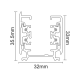TRACK 4 CABLE 3 METER BLACK 4W3MB